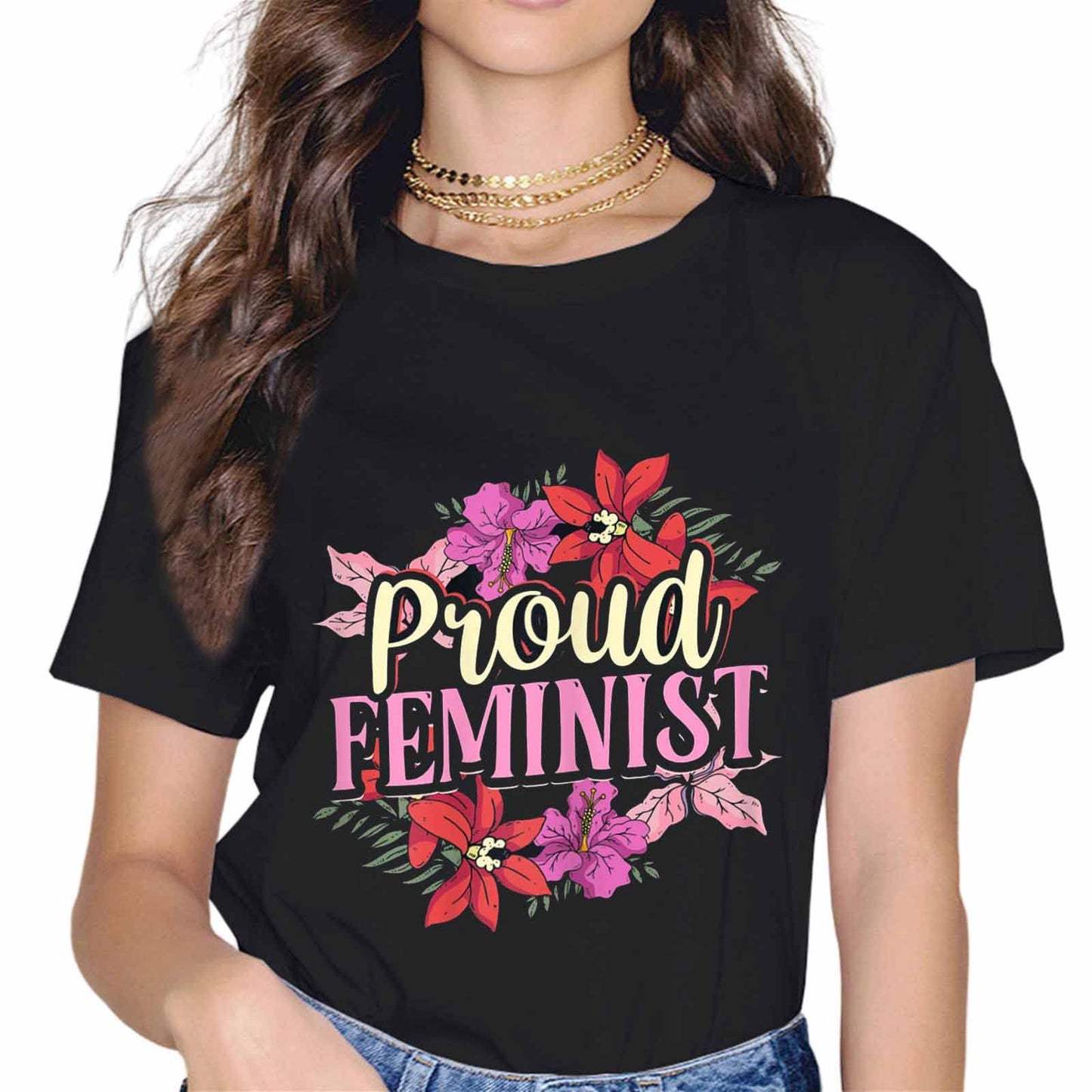 Women's Rights are Human Rights for a Feminist Feminism T-Shirt