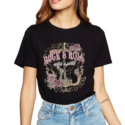 Rock and Roll Tank Tops for Women Vintage Country Music Shirts Rock Concert Tees Summer Graphic Tops…