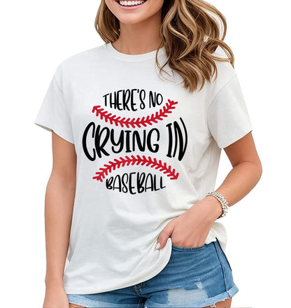 Womens Baseball Life Game Day Baseball Lovers Gift Short Sleeve T-Shirt