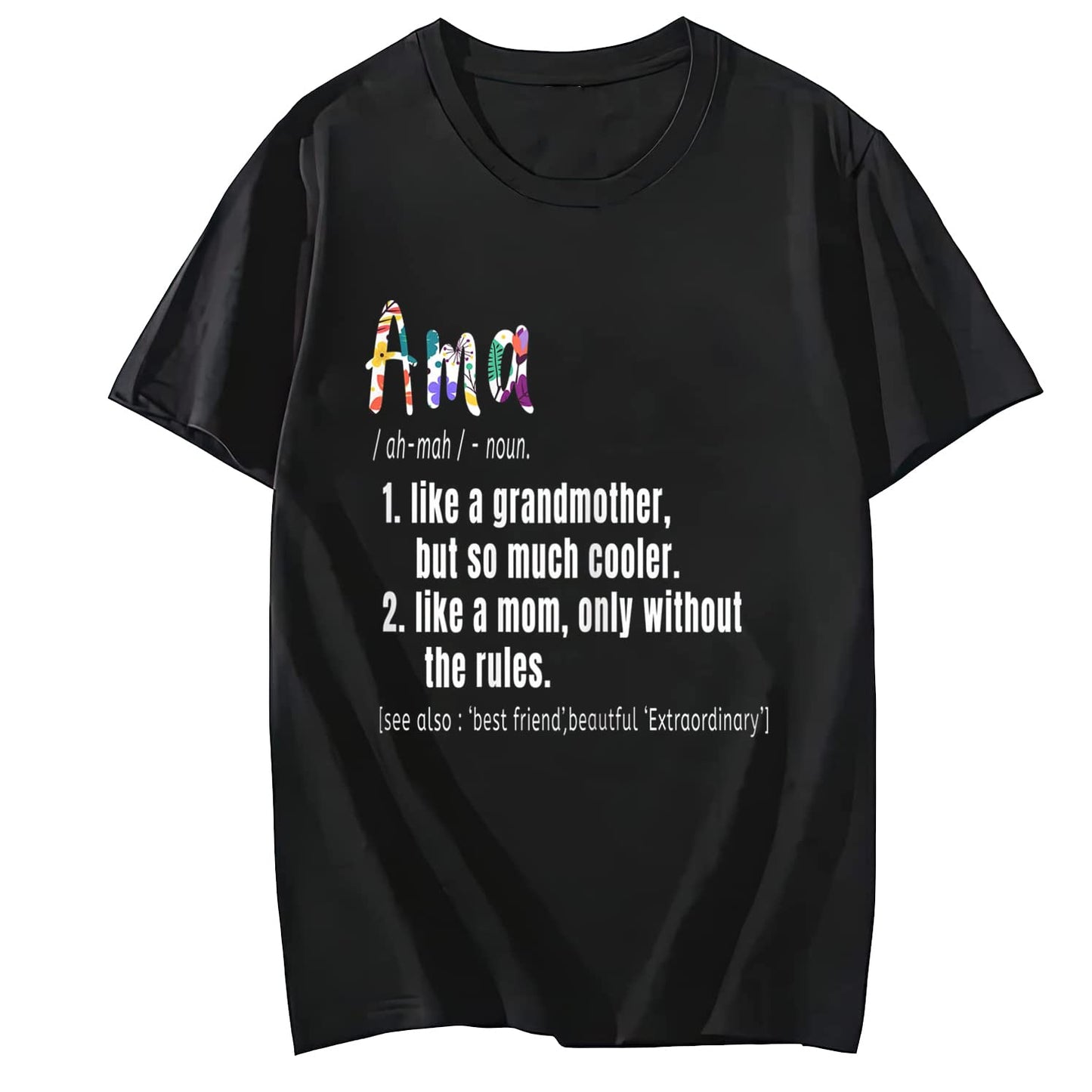 Mimaw Definition Mother's Day Birthday Gift Grandmother O-Neck T-Shirt