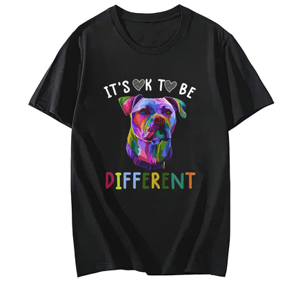 It's Ok to Be Different Cat Autism Awareness T-Shirt