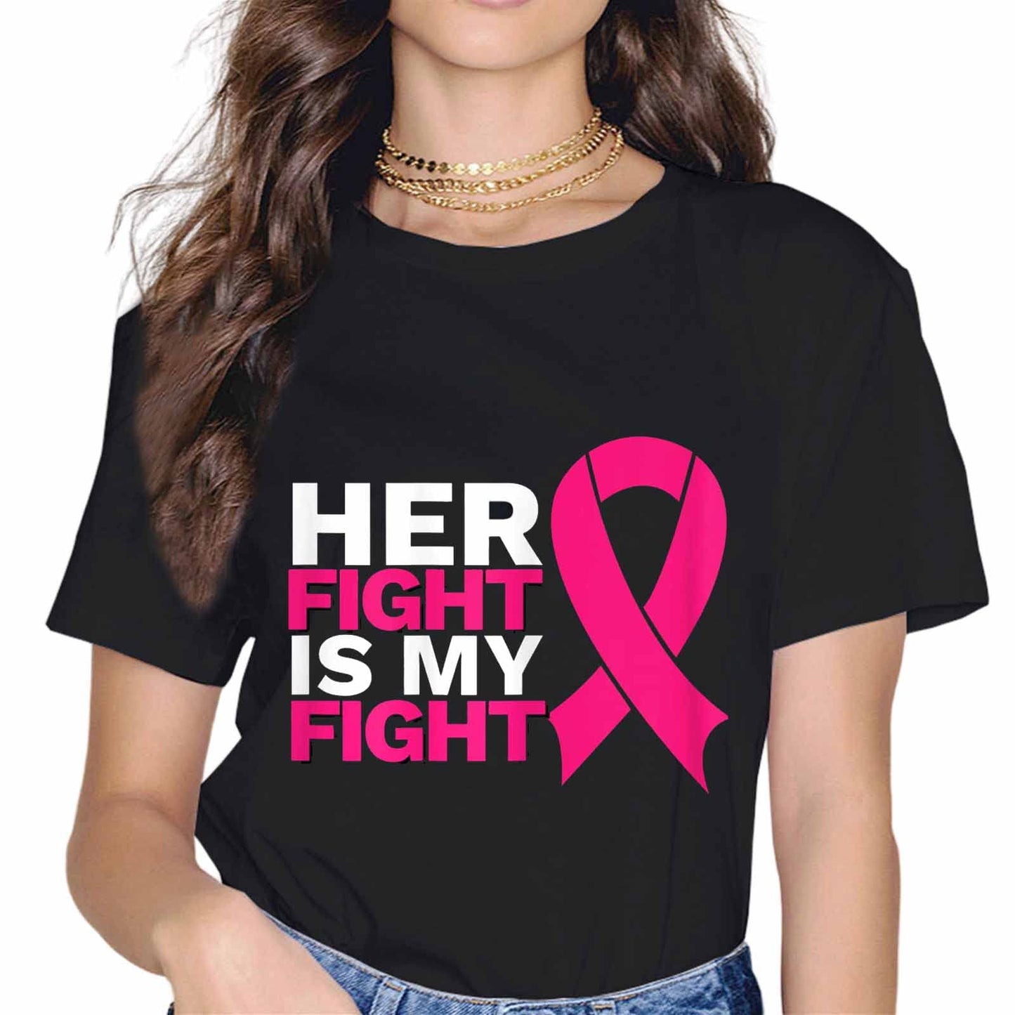 Sassalilly Back The Pink Breast Cancer Awareness T-Shirt