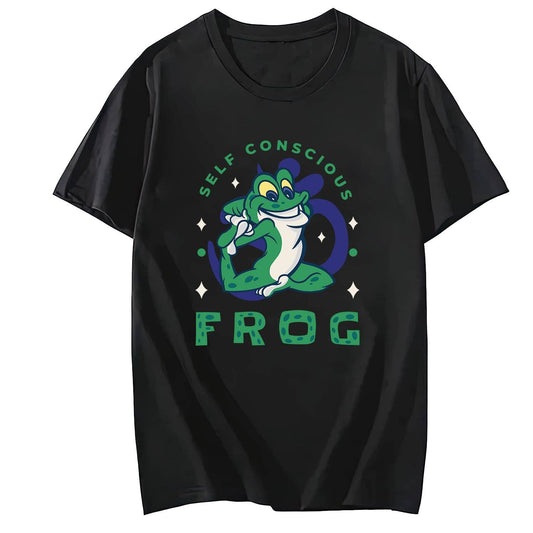 Frog Yoga Short Sleeve Comfort Tops T-Shirts for Women