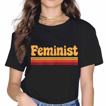 Feminist Retro Vintage 60s 70s Style Women Feminism Gifts T-Shirt