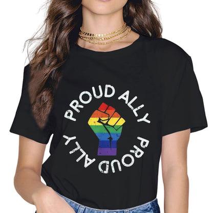 Stravel LGBT Gay Pride Print T-Shirt - Embrace Summer and Diversity