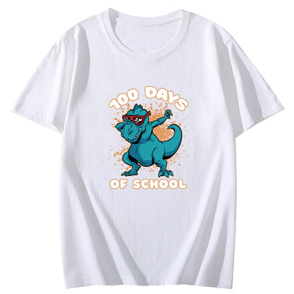 Awesome T-rex Monster Truck Round Neck Short Sleeve T-Shirt Top fo Men