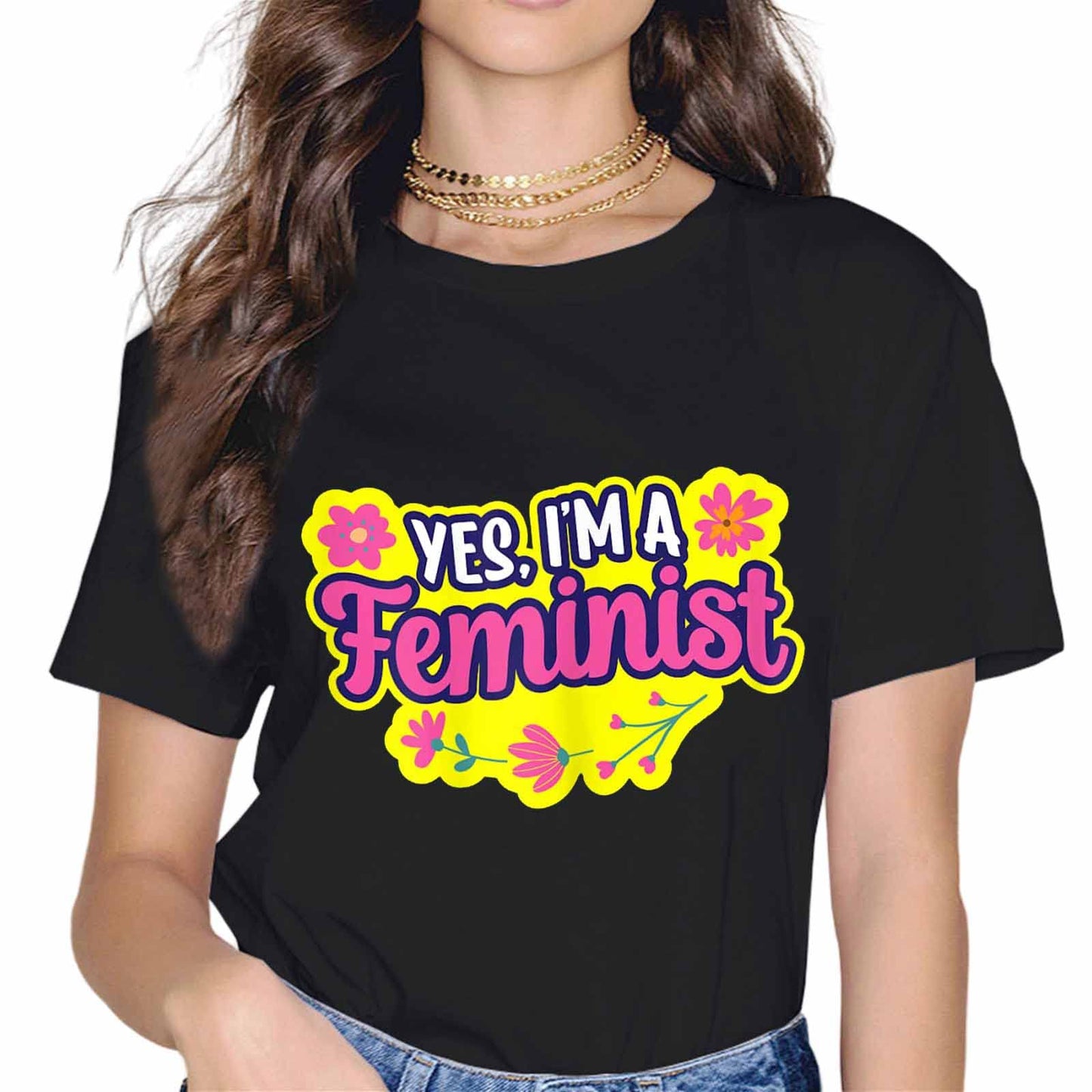 Women's Rights are Human Rights for a Feminist Feminism T-Shirt