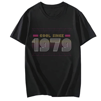 Cool Since 1979 Short Sleeve Comfort Tops T-Shirts for Women