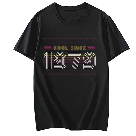 Cool Since 1979 Short Sleeve Comfort Tops T-Shirts for Women