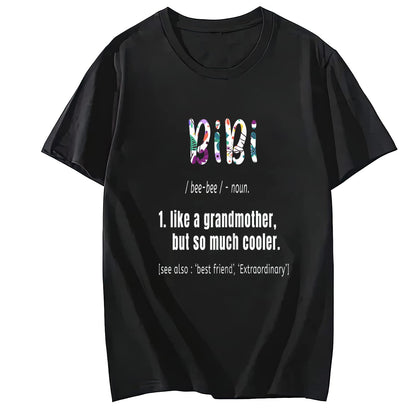 Mimaw Definition Mother's Day Birthday Gift Grandmother O-Neck T-Shirt