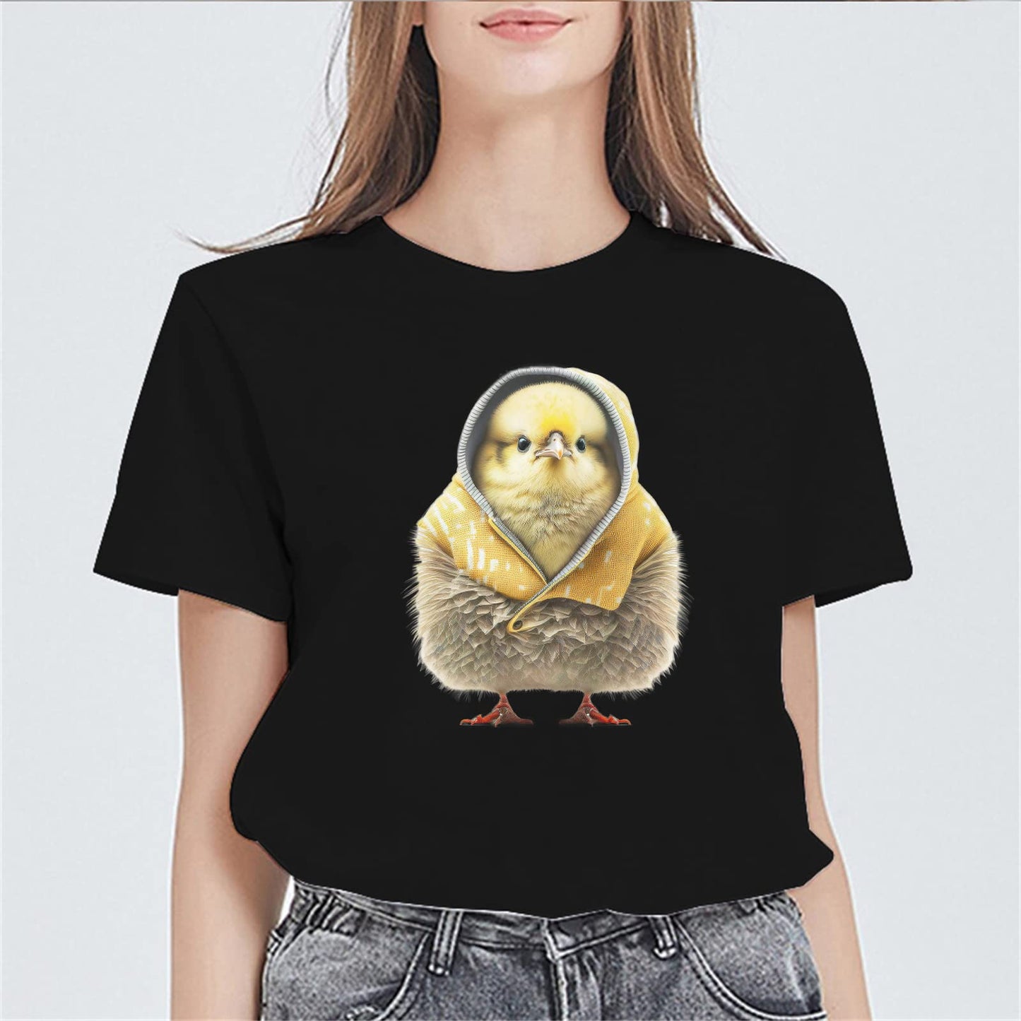 Women's Summer Casual Chicks Graphic T-Shirt