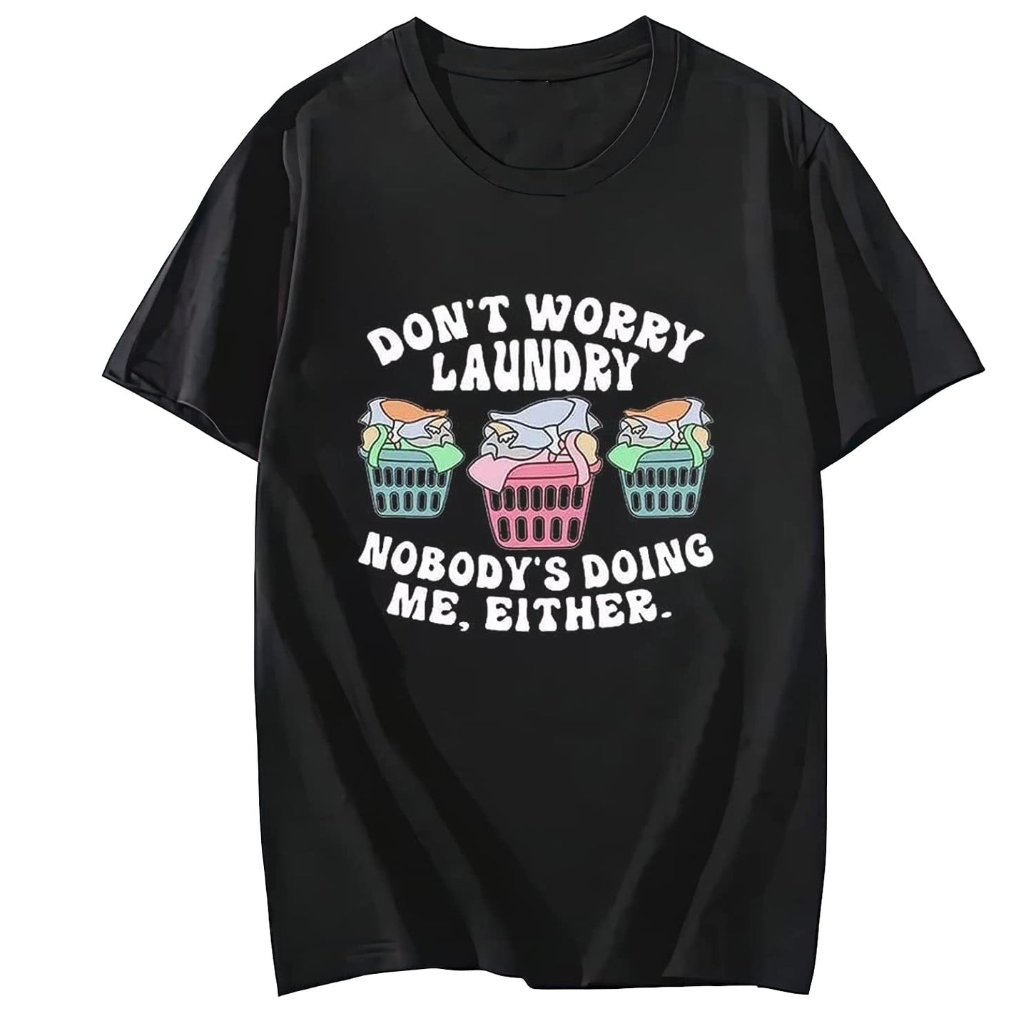 Stay Humorous with Our "Mom Life" Laundry Humor T-Shirt