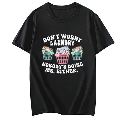 Stay Humorous with Our "Mom Life" Laundry Humor T-Shirt