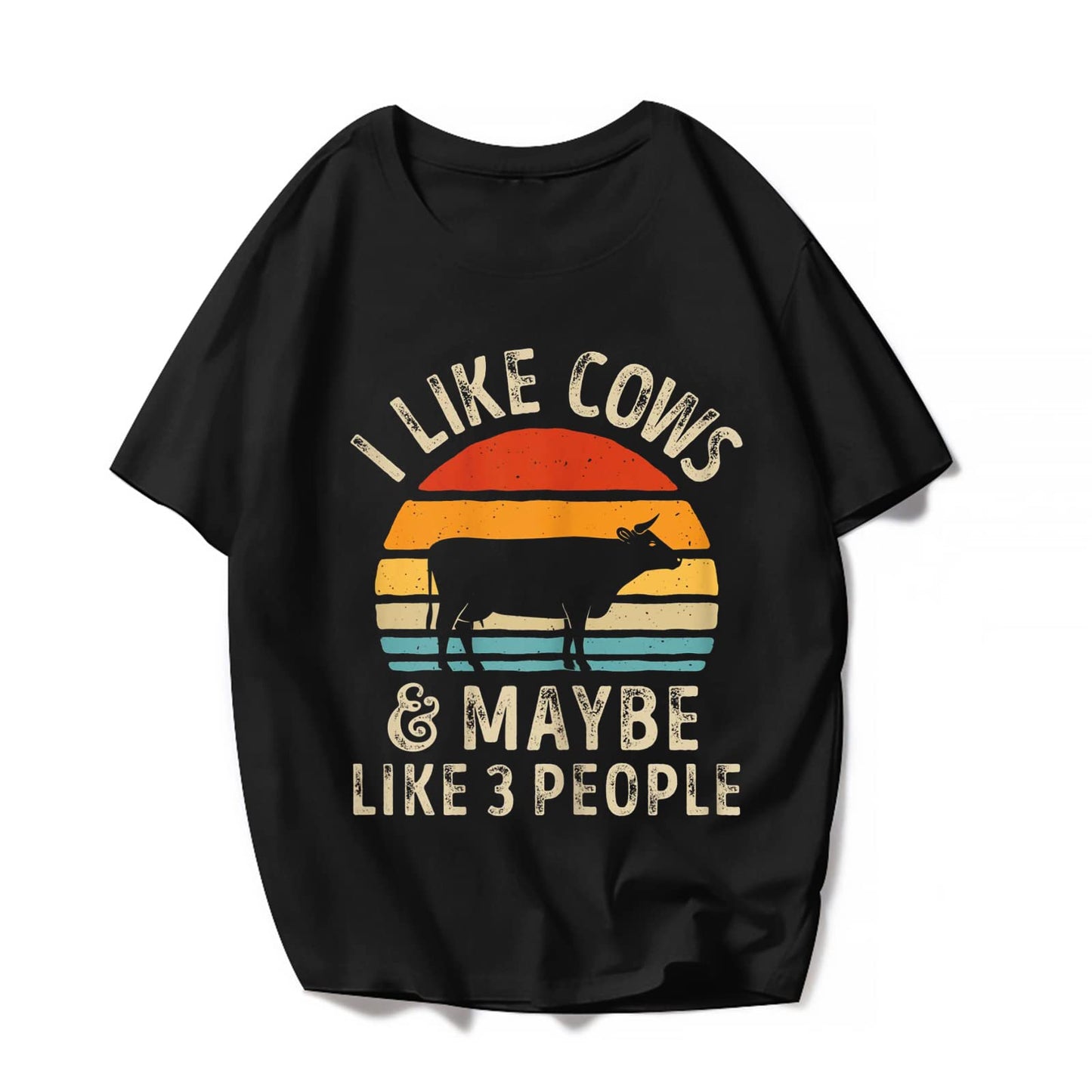 Women's "Just a Girl Who Loves Cow" T-Shirt - Cute Graphics