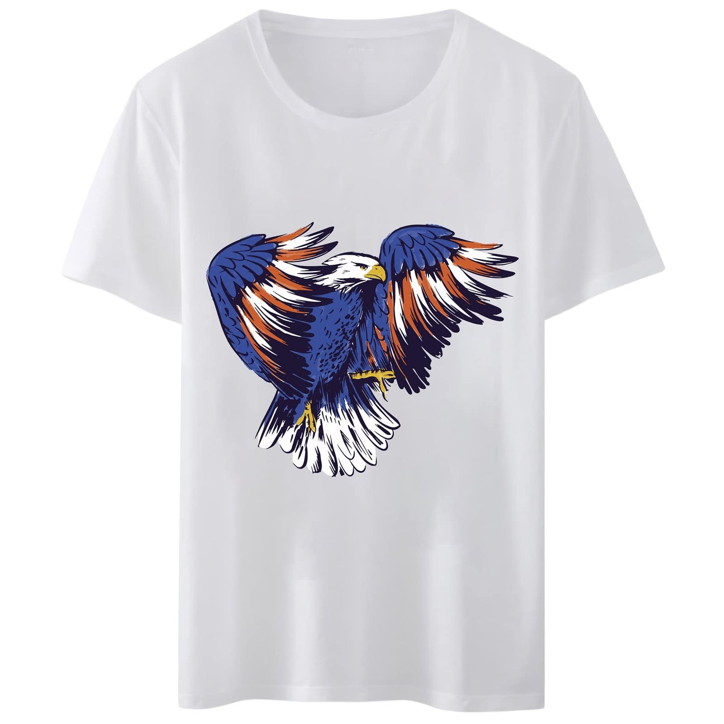Women's T-Shirt - Eagle America Flag Print