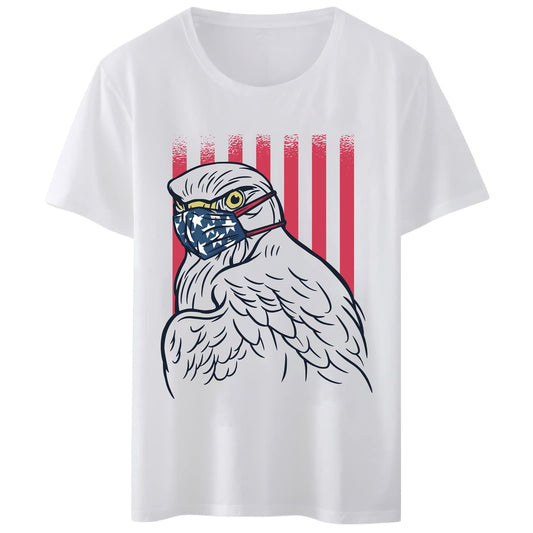 Women T-Shirt American Flag Eagle T-Shirt