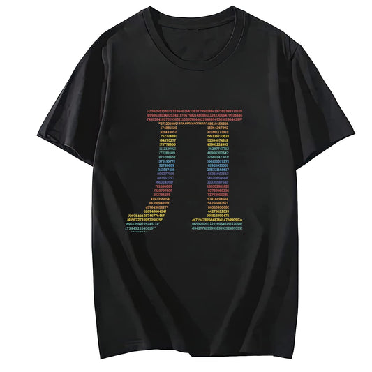 Pi Day Short Sleeve Comfort Tops T-Shirts for Women