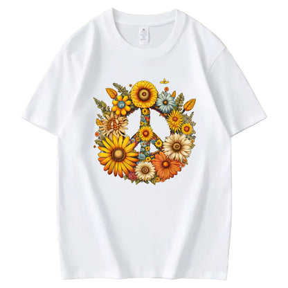 dd Some Sunshine to Your Wardrobe with our Sunflower Graphic Tee for Women