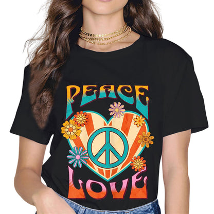 Peace Love T-Shirt-Hotspots Graphics