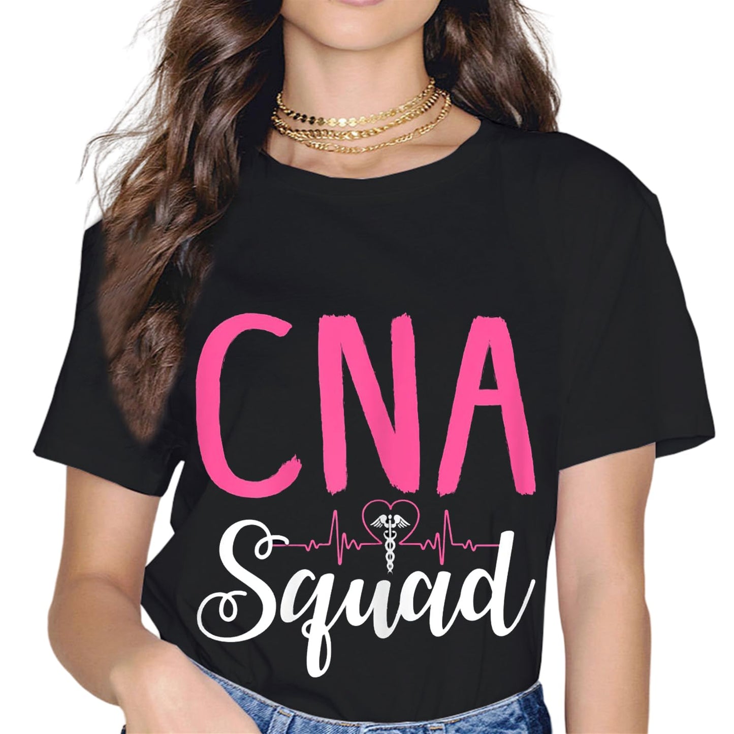 Sassalilly CNA Nurse Squad Shirt Certified Nursing Assistant Matching T-Shirt