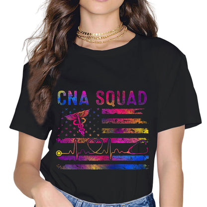 Sassalilly CNA Nurse Squad Shirt Certified Nursing Assistant Matching T-Shirt