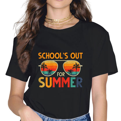 Sassalilly Happy Last Day of School Teacher Student Graduation Summer Gift T-Shirt