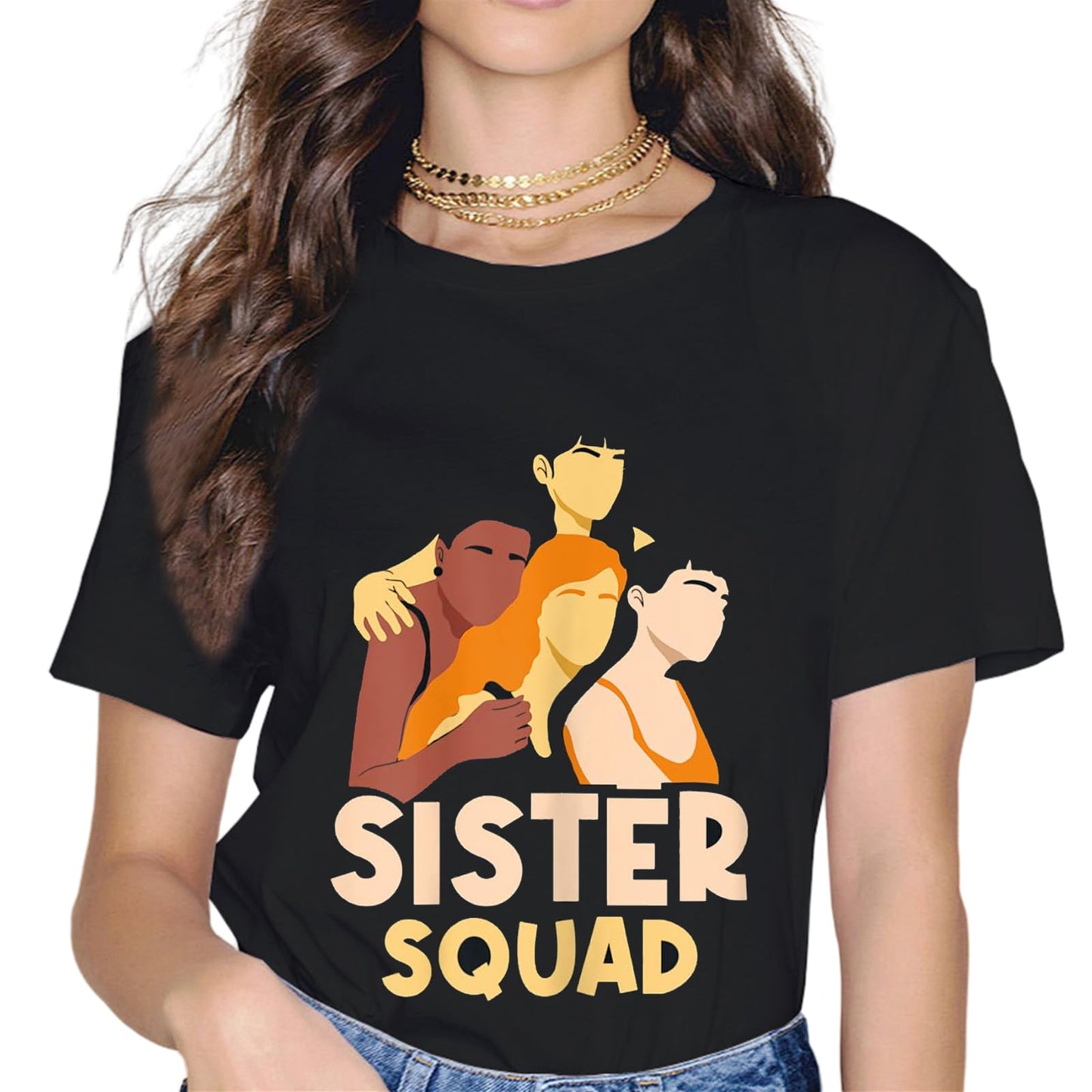 Sassalilly Sister Squad Sisters Friendship Team Friend T-Shirt