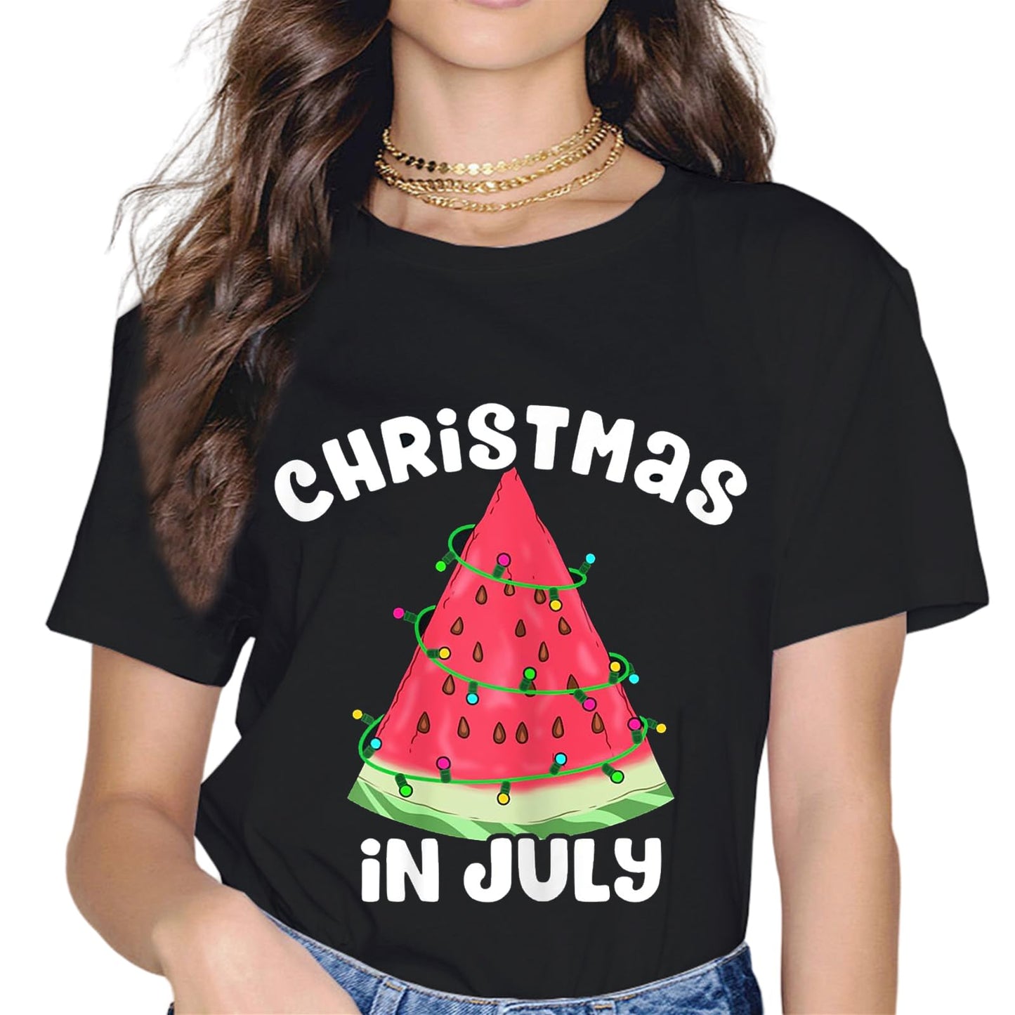 Summer Christmas July in Christmas in July Christmas T-Shirt