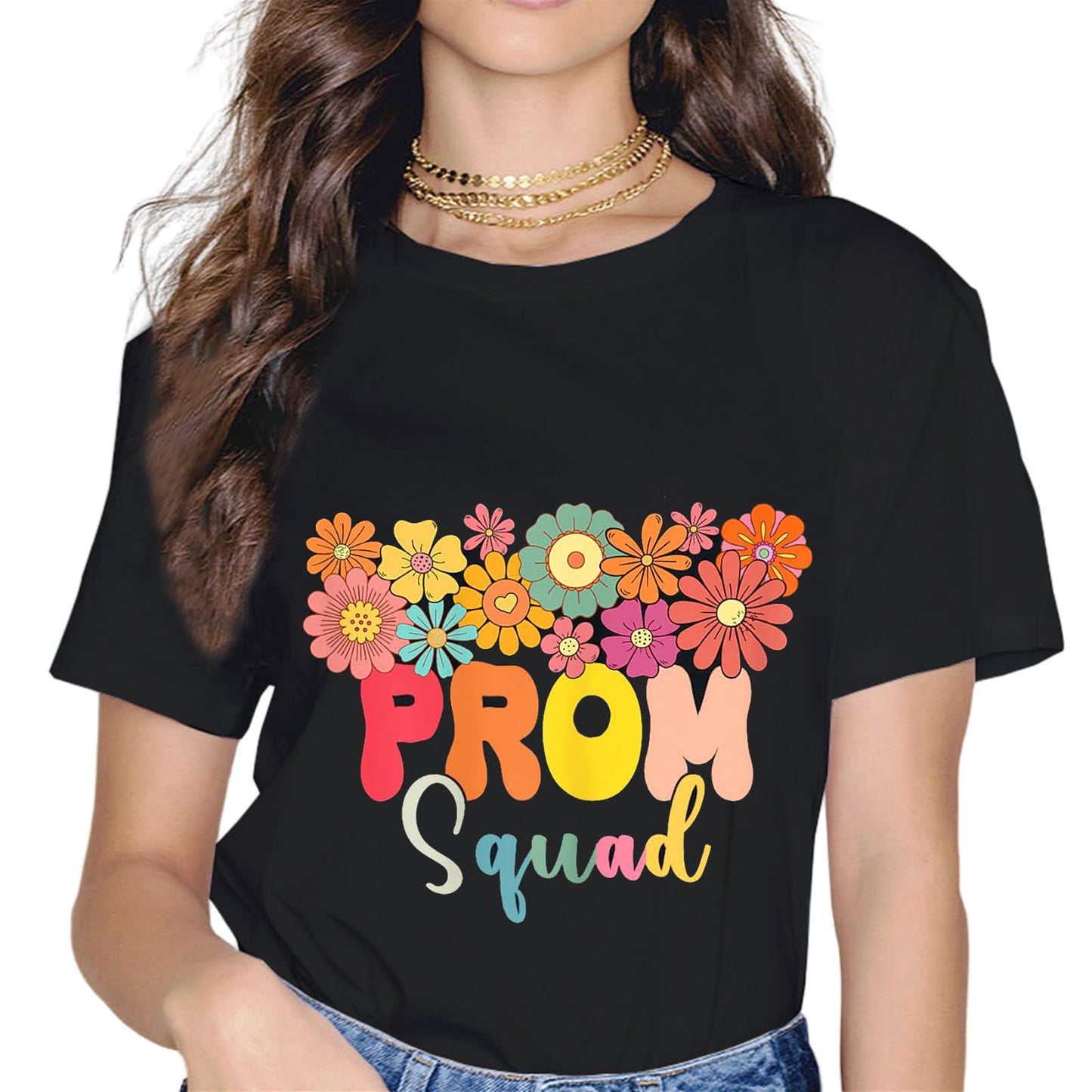 Prom Squad Matching Party A Group Prom for Friends Funny T-Shirt