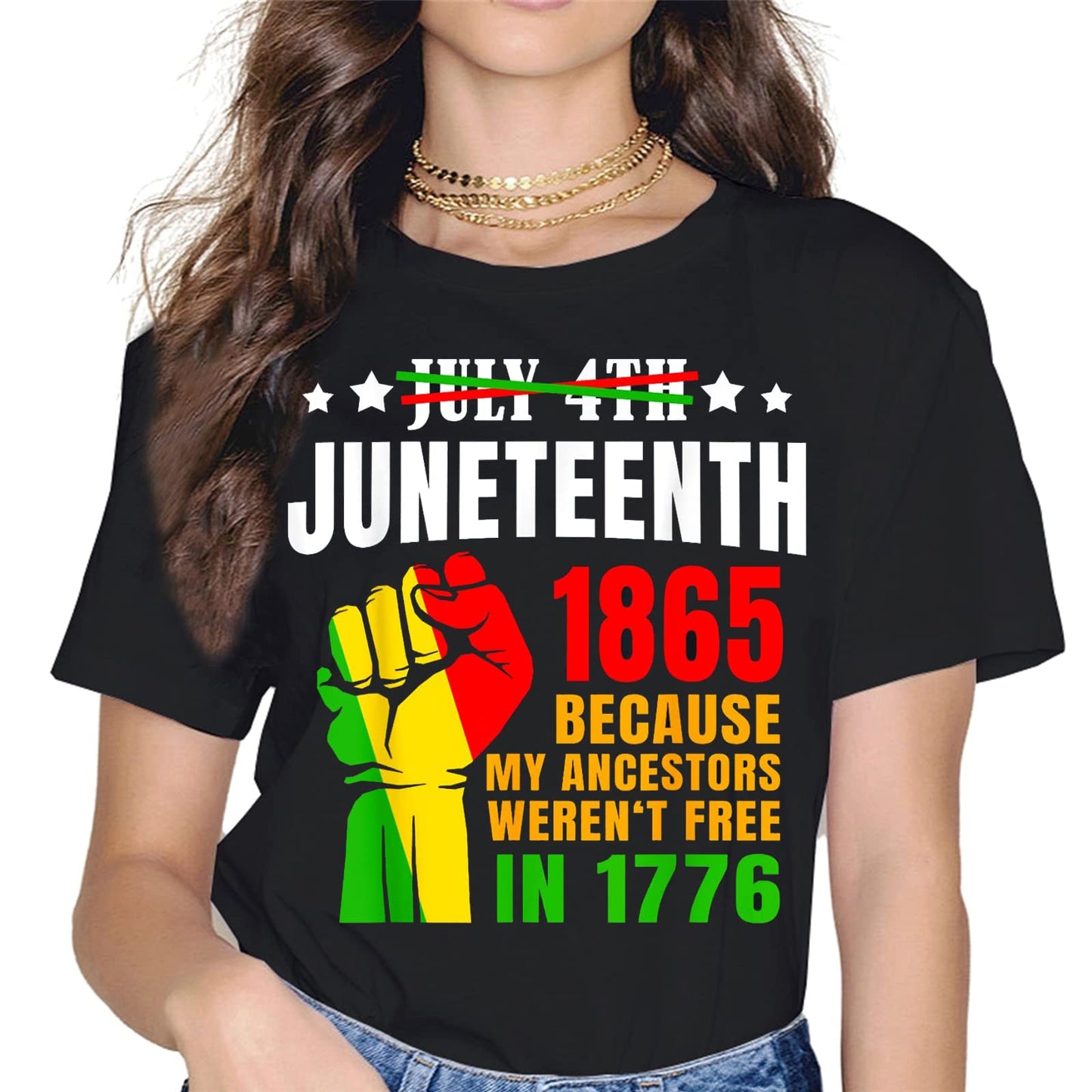 Juneteenth Unisex T-Shirt - Black History Graphics