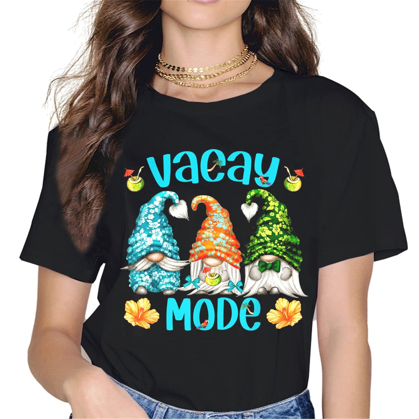 Elevate Your Vacation Style with the "Vacay Mode" Women's T-Shirt