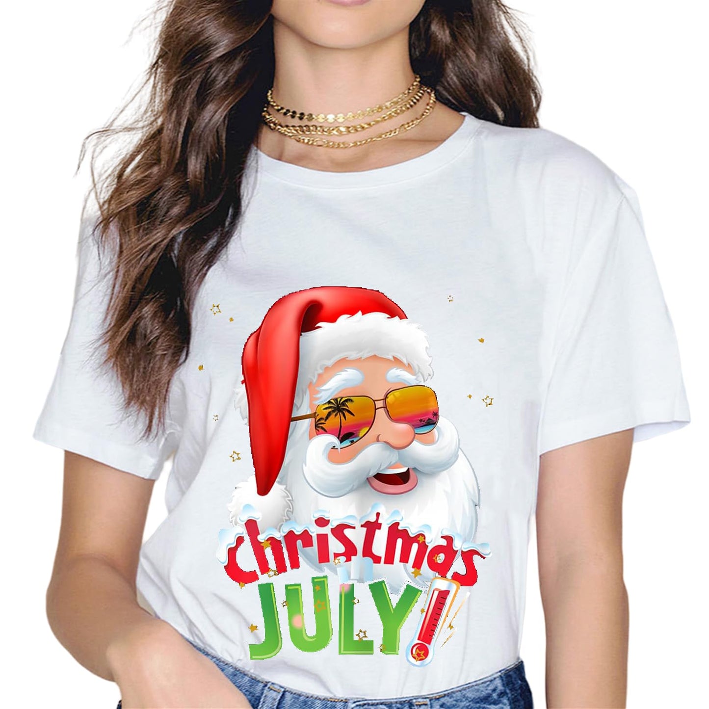 Summer Christmas in July T-Shirt