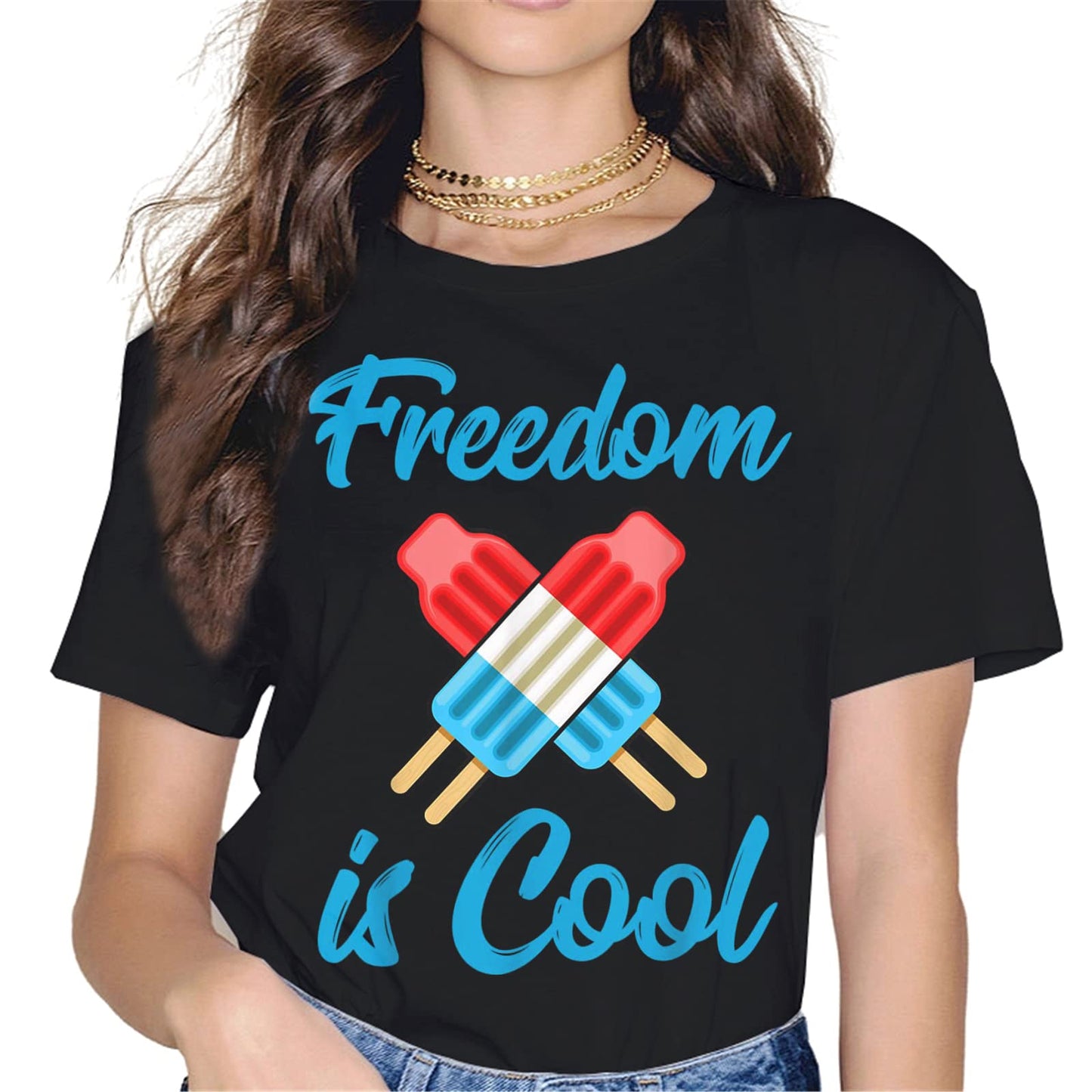 Merica Ice Cream Tee - 4th of July Graphics