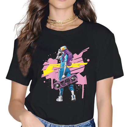 Fly Girl 80s 90s Old School Hip Hop T-Shirt