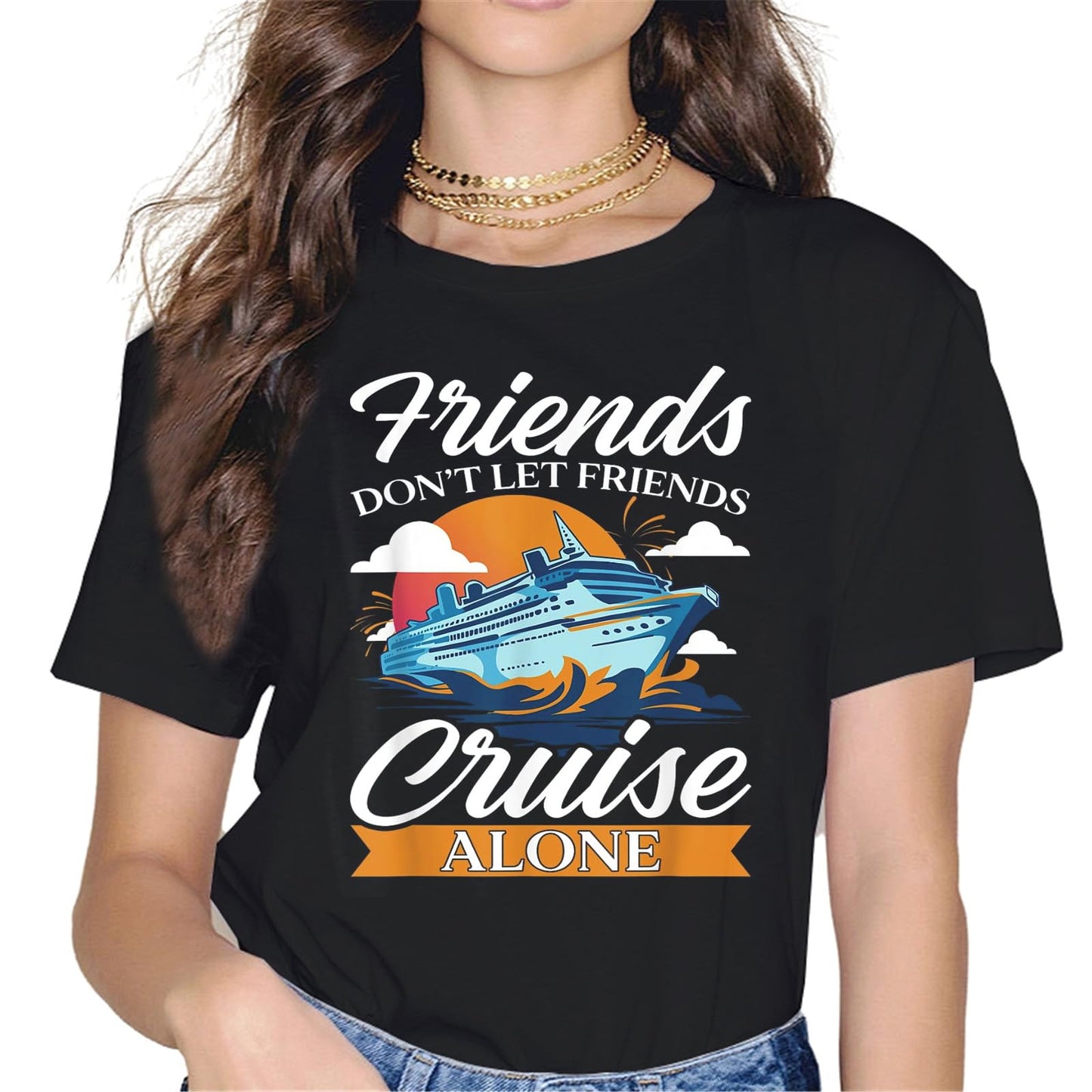 noozuo Cruise Cruise Family & Friends Travel T-Shirt - Trip Graphics