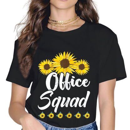 Sassalilly Office Squad Office Staff Admin Crew Gifts Secretary Teacher T-Shirt