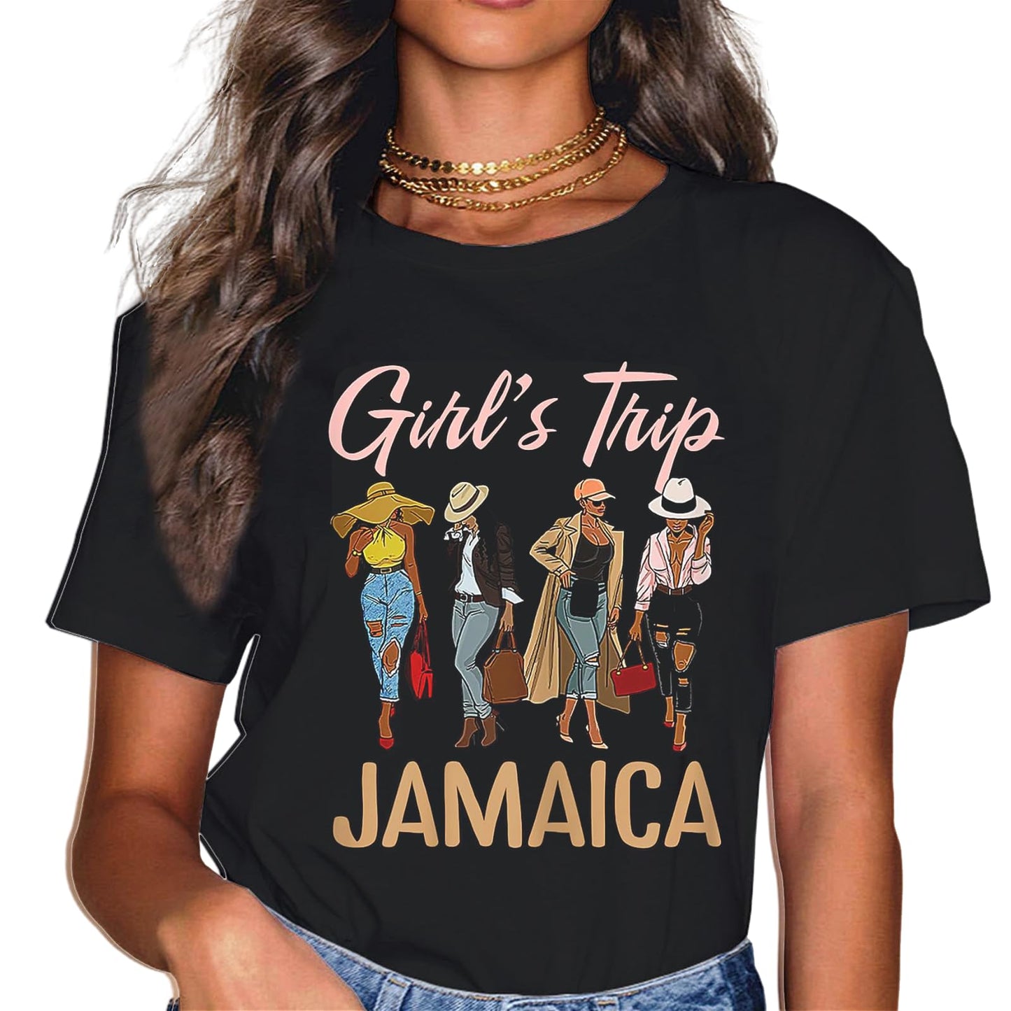 LastFor1 Women Sistas Afro Women Together Birthday Tee T-Shirt