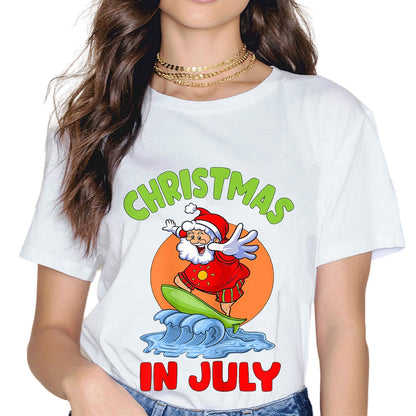 Summer Christmas in July T-Shirt