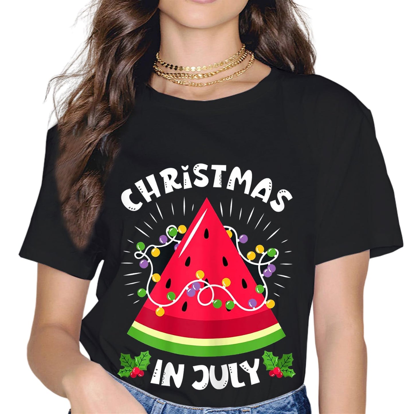 Summer Christmas July in Christmas in July Christmas T-Shirt