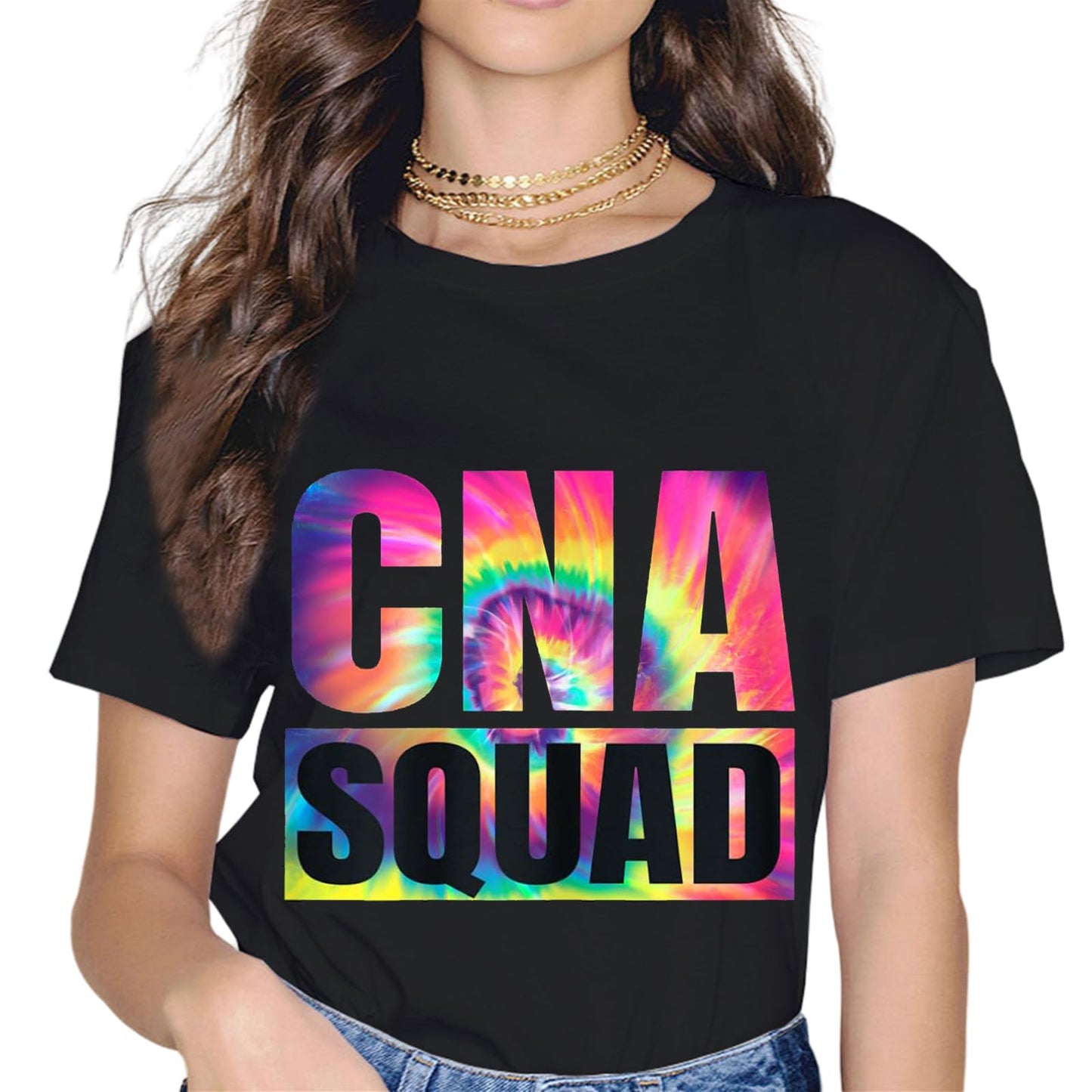 Sassalilly CNA Nurse Squad Shirt Certified Nursing Assistant Matching T-Shirt