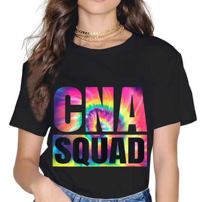 Sassalilly CNA Nurse Squad Shirt Certified Nursing Assistant Matching T-Shirt