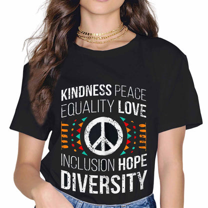 Diversity Equality Love Peace Human Rights Social Justice T-Shirt