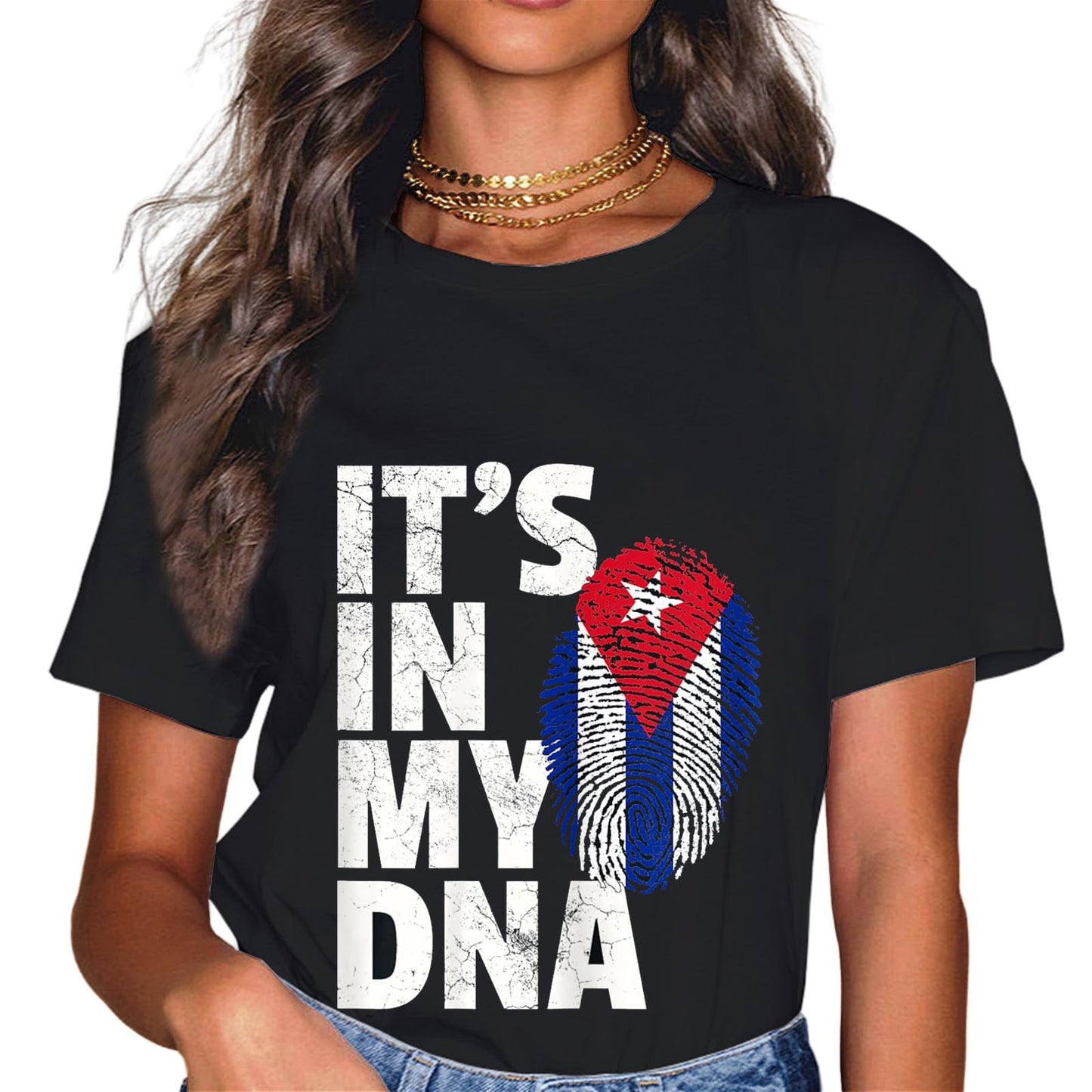 Sassalilly Cuba Patriotic Cuban Pride Flag Patriotic Cuba T-Shirt