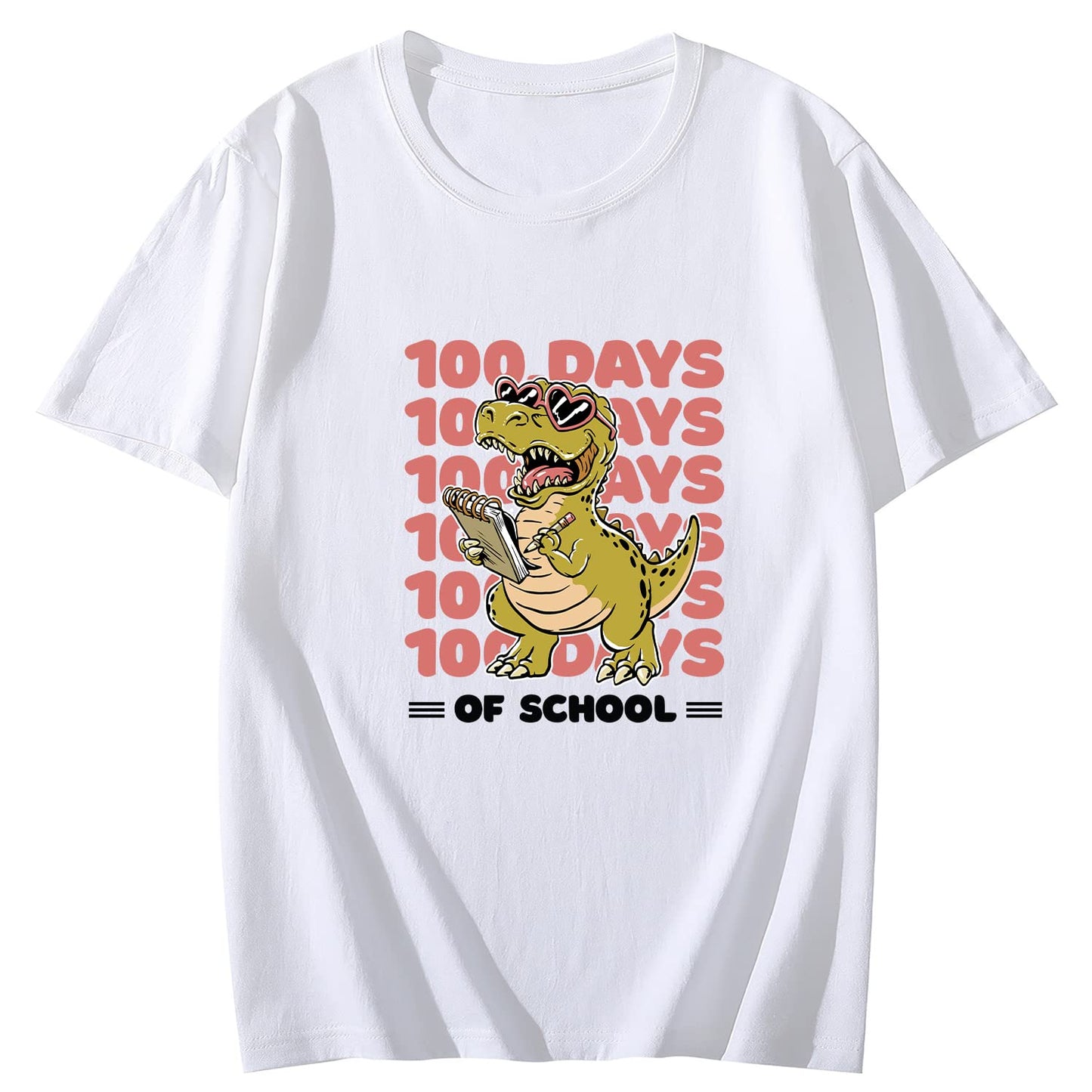 Awesome T-rex Monster Truck Round Neck Short Sleeve T-Shirt Top fo Men