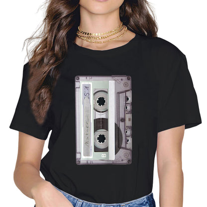 noozuo Hip Hop Rap Mixtape Cassette DJ Retro 90s T-Shirt