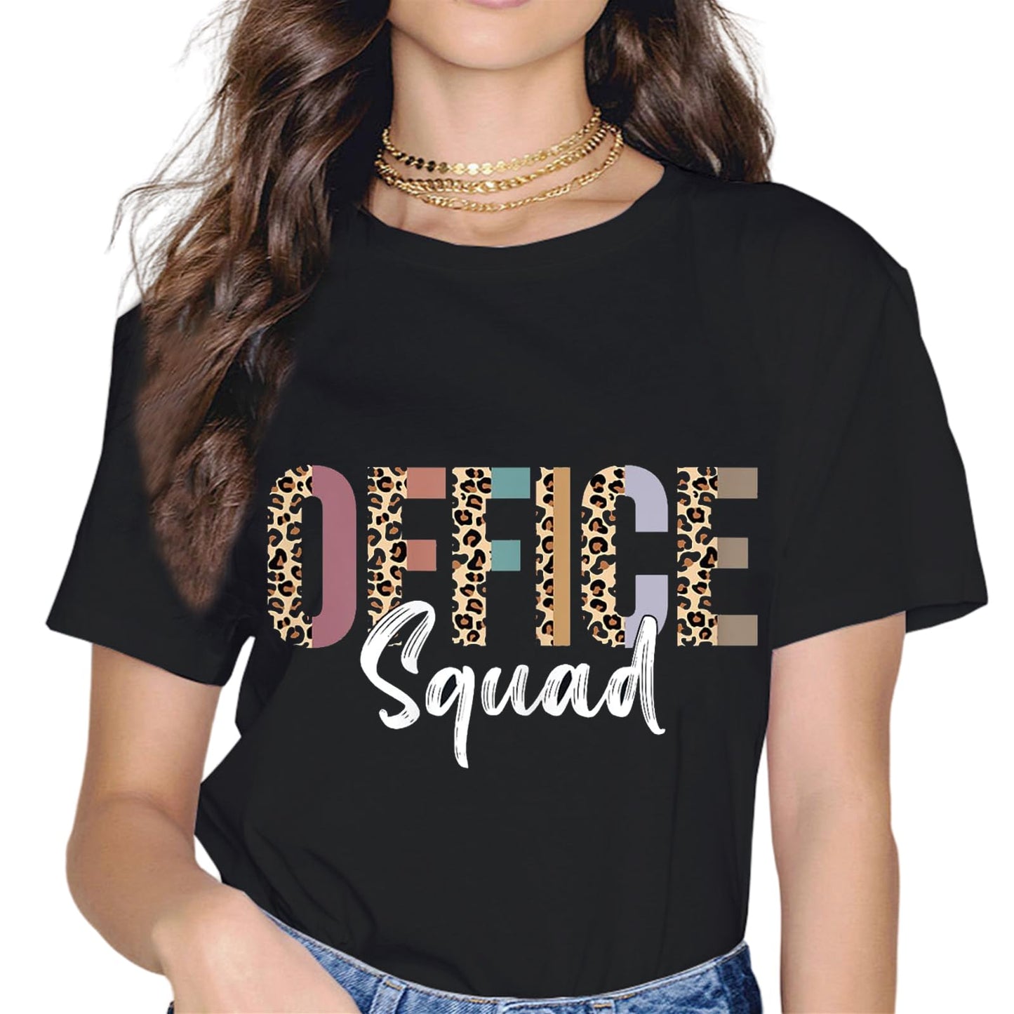 Sassalilly Office Squad Office Staff Admin Crew Gifts Secretary Teacher T-Shirt