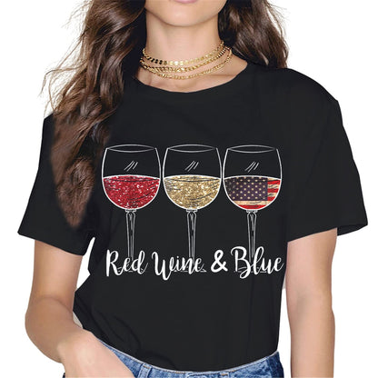 4th of July Glasses T-Shirt - Unisex Gift Graphics