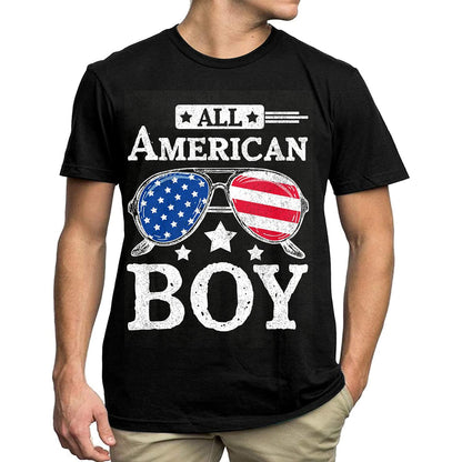 All American Boy T-Shirt - Flag Graphics