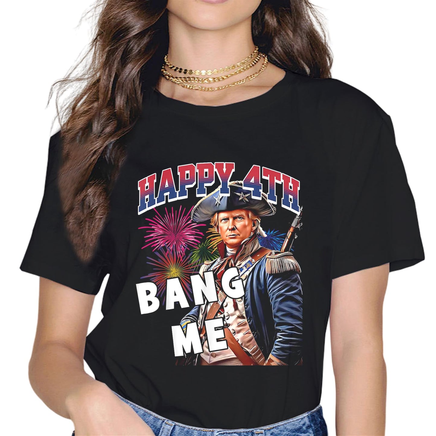 Trump Bae Funny 4th of July Trump Salt Freedom T-Shirt