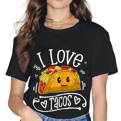 Sassalilly Taco Mexican Food Gift Taco Lover T-Shirt